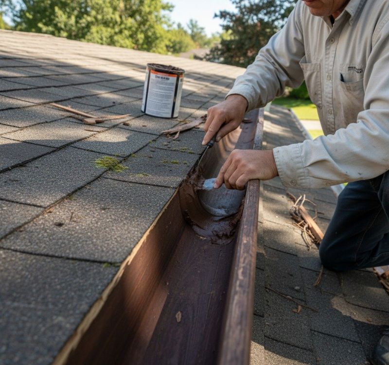 Wooden Gutter Repair